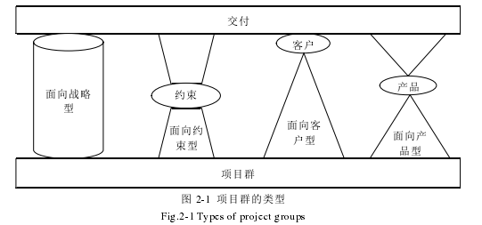 图 2-1  项目群的类型