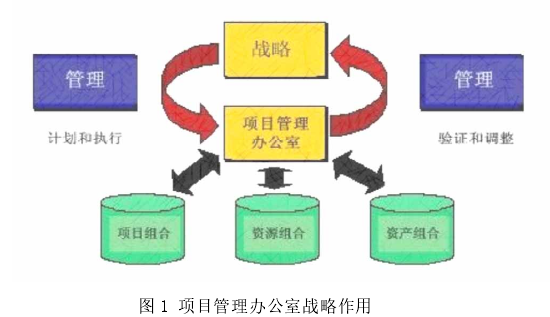 图 1 项目管理办公室战略作用