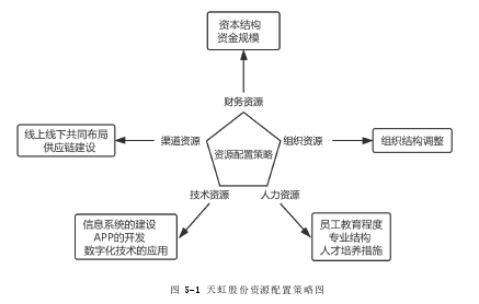 图 5-1 天虹股份资源配置策略图