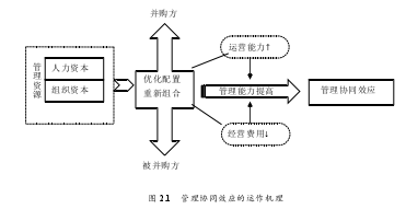 图 2.1   管理协同效应的运作机理