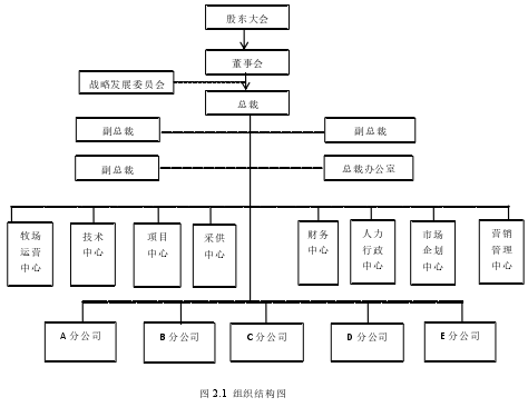 图 2.1  组织结构图