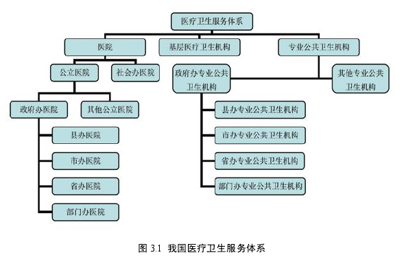 3.1 我国医疗卫生服务体系