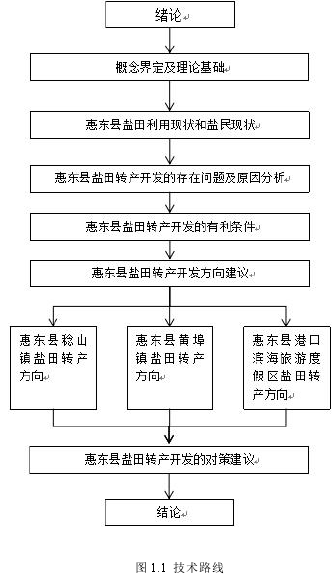 图 1.1 技术路线