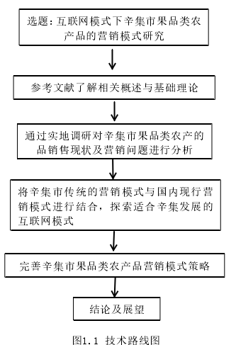 图1.1 技术路线图