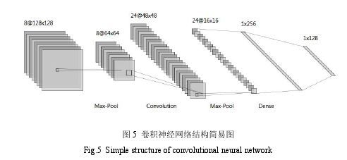 图 5 卷积神经网络结构简易图