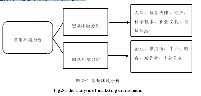 图 2-1 营销环境分析