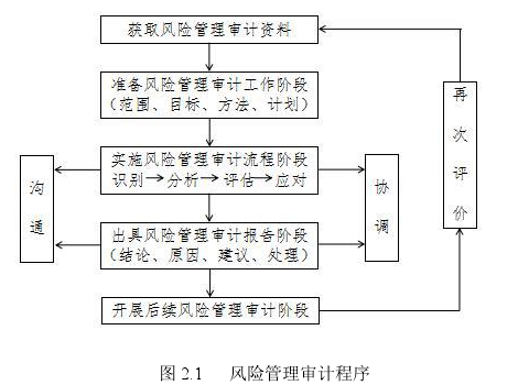 图 2.1 风险管理审计程序