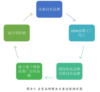 图 5-1 自有品牌解决方案流程循环图