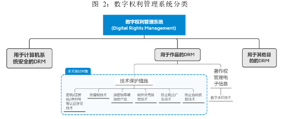 图 2：数字权利管理系统分类