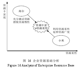 图 16 企业资源基础分析