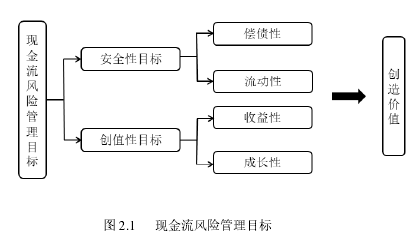 图 2.1 现金流风险管理目标