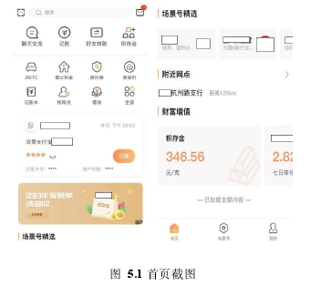 图5.1首页截图