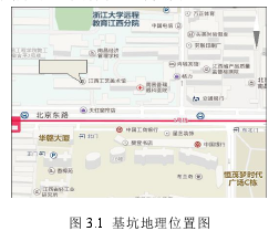 图 3.1 基坑地理位置图