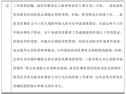 老挝波里坎赛省出入境管理效能研究