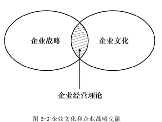 图 2-3 企业文化和企业战略交融