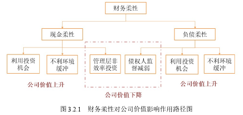 图 3.2.1 财务柔性对公司价值影响作用路径图