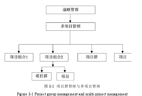 图 3-1 项目群管理与多项目管理