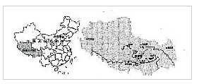 图1-3案例地区位图