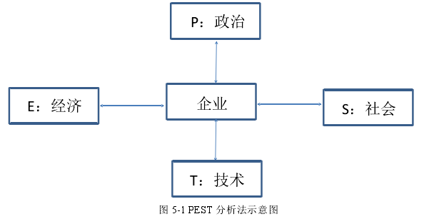 图 5-1 PEST 分析法示意图