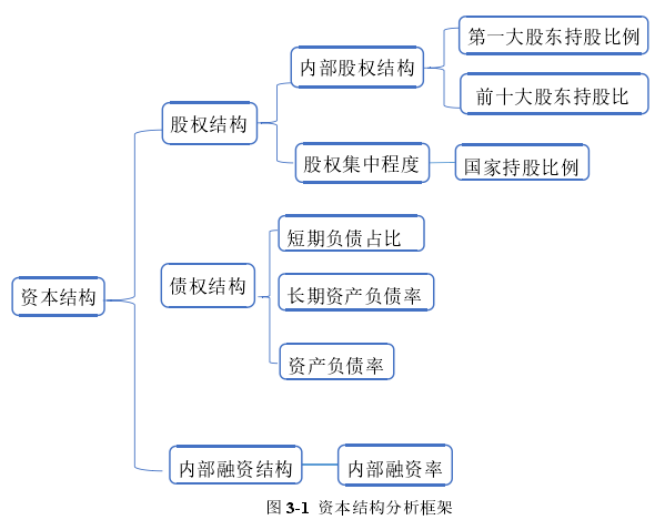 图 3-1 资本结构分析框架