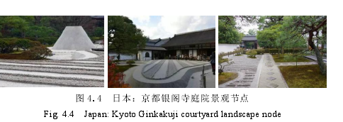 图 4.4 日本：京都银阁寺庭院景观节点