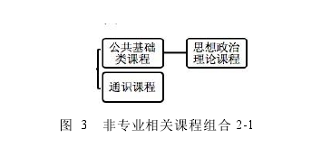 图 3 非专业相关课程组合 2-1