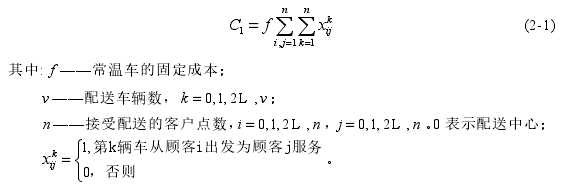 车辆固定成本