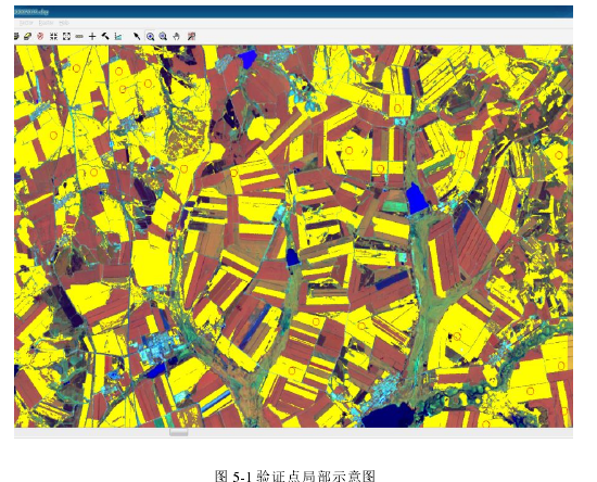 图 5-1 验证点局部示意图 